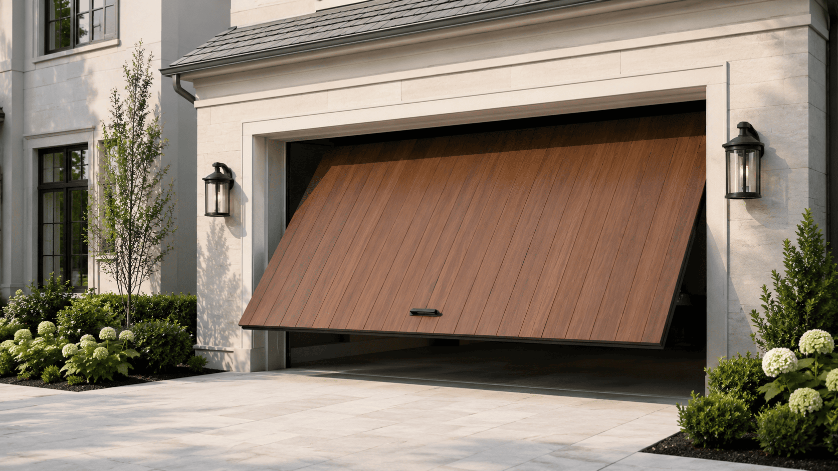 Garage door repair in progress — Prahran